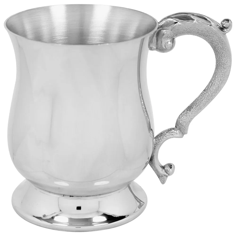 1 Pint* Pewter Beer Mug Tankard - Georgian Design