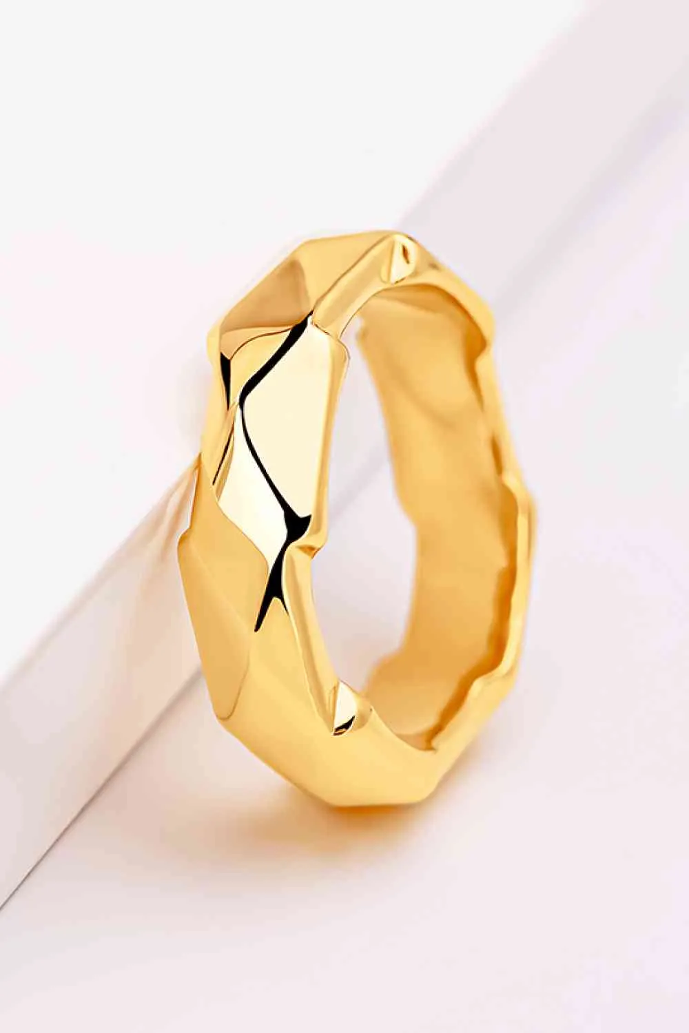 18K Gold-Plated Copper Ring