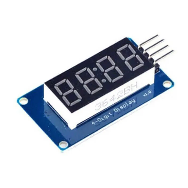 4 Digit 7 Segment Display Module with Tm1637 Clock Display