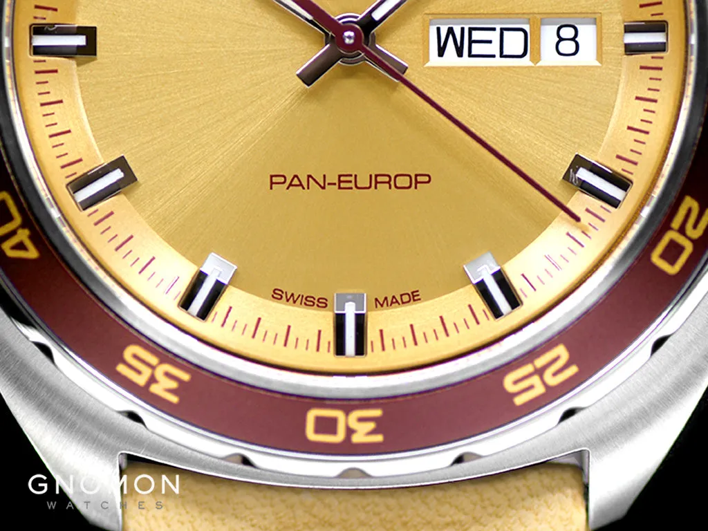 American Classic Pan Europ Day Date Auto Beige Ref. H35435820