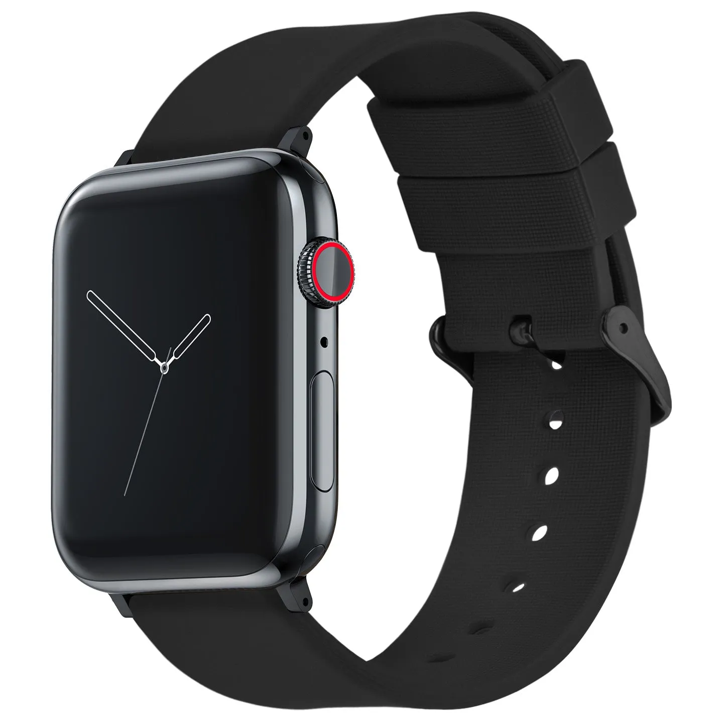 Apple Silicone Black Watch Band