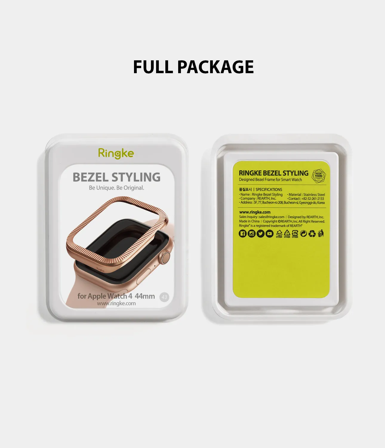 Apple Watch Series 6 / SE / 5 / 4 (44mm) | Premium Bezel Styling Omega