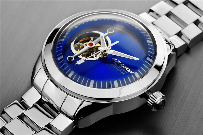 ARAGON Antigravity Open Heart 45mm A288BLU