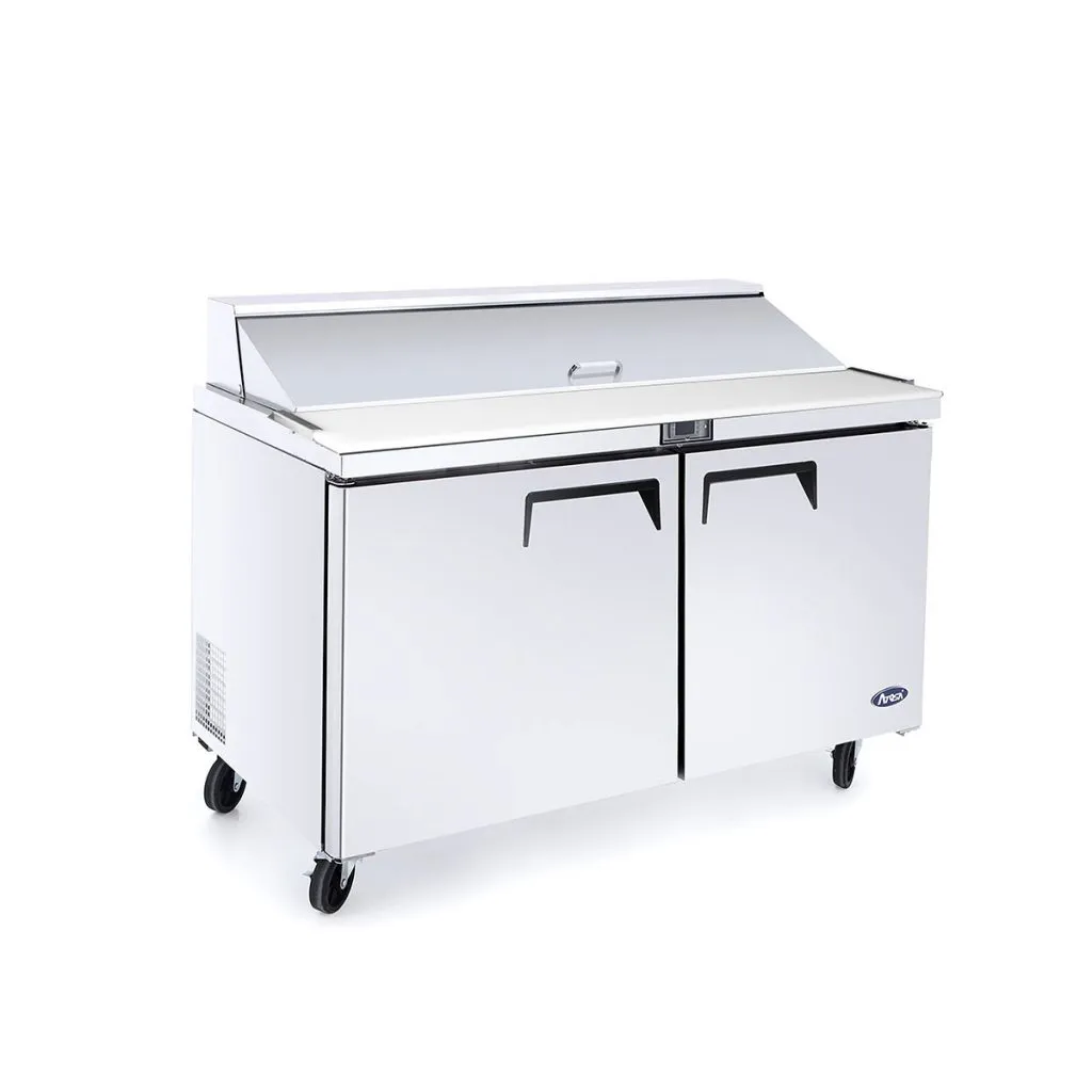 Atosa 48" Sandwich / Salad 12 Pan Refrigerated Prep Table with 2 Doors