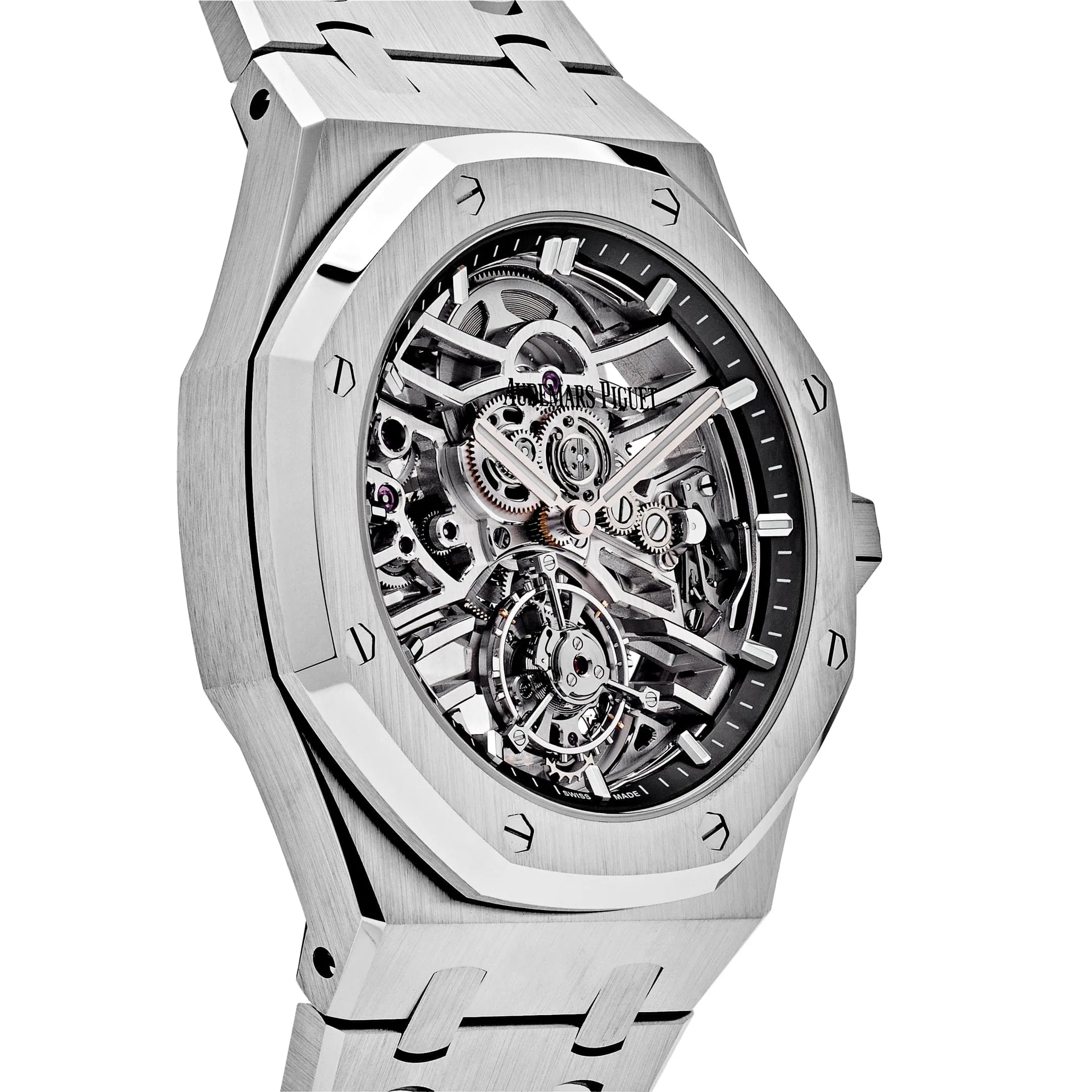 Audemars Piguet Royal Oak 26735ST.OO.1320ST.01 '50th Anniversary' Flying Tourbillon Stainless Steel Openworked