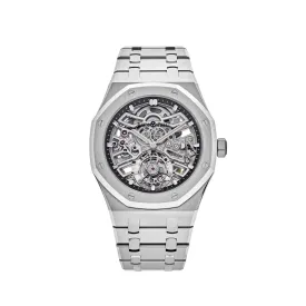 Audemars Piguet Royal Oak 26735ST.OO.1320ST.01 '50th Anniversary' Flying Tourbillon Stainless Steel Openworked