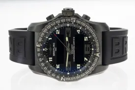 Breitling Cockpit B50 Night Mission VB5010 46mm Titanium Watch B&P