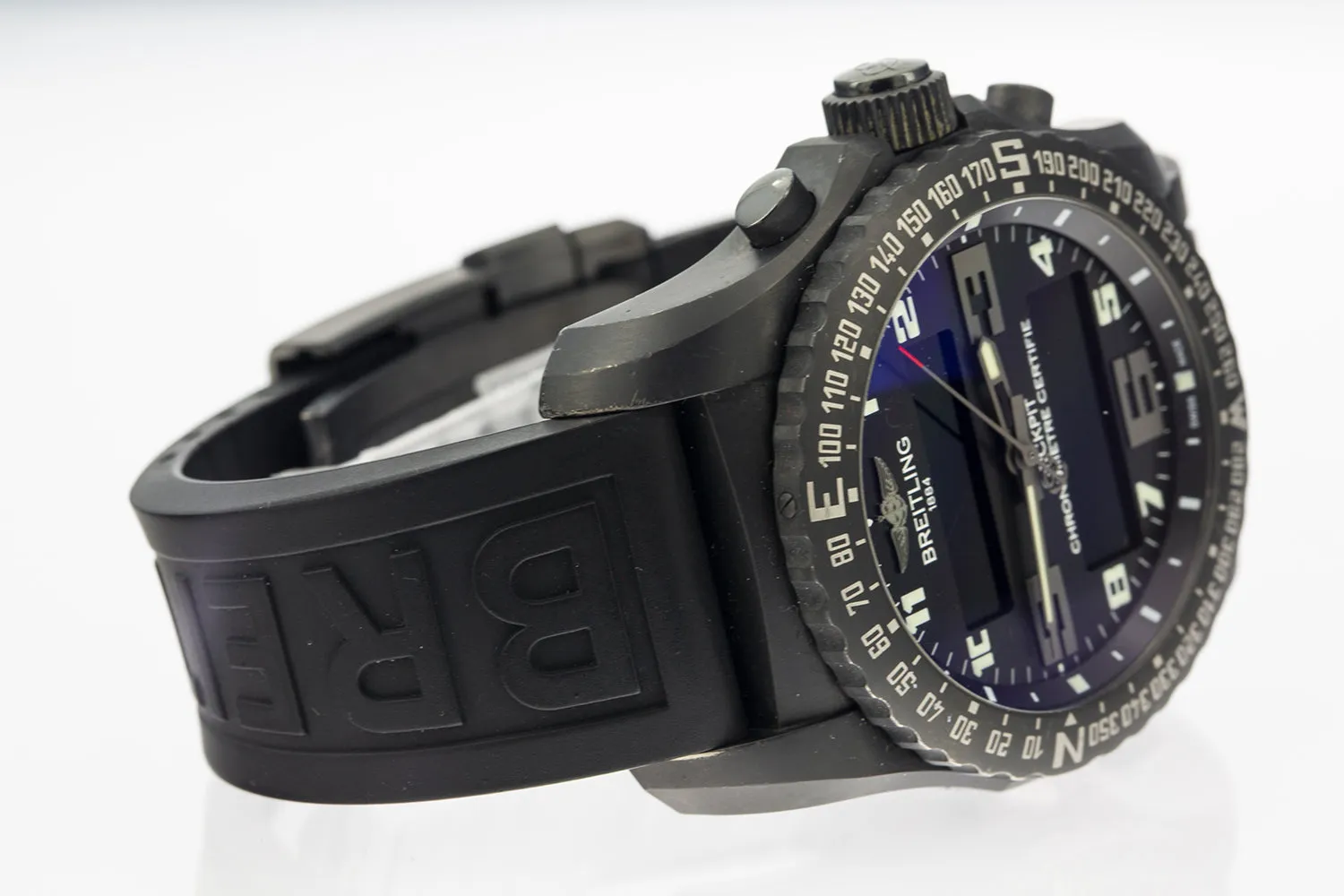 Breitling Cockpit B50 Night Mission VB5010 46mm Titanium Watch B&P