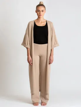 Cashmere cardigan "Kaftan" - sand