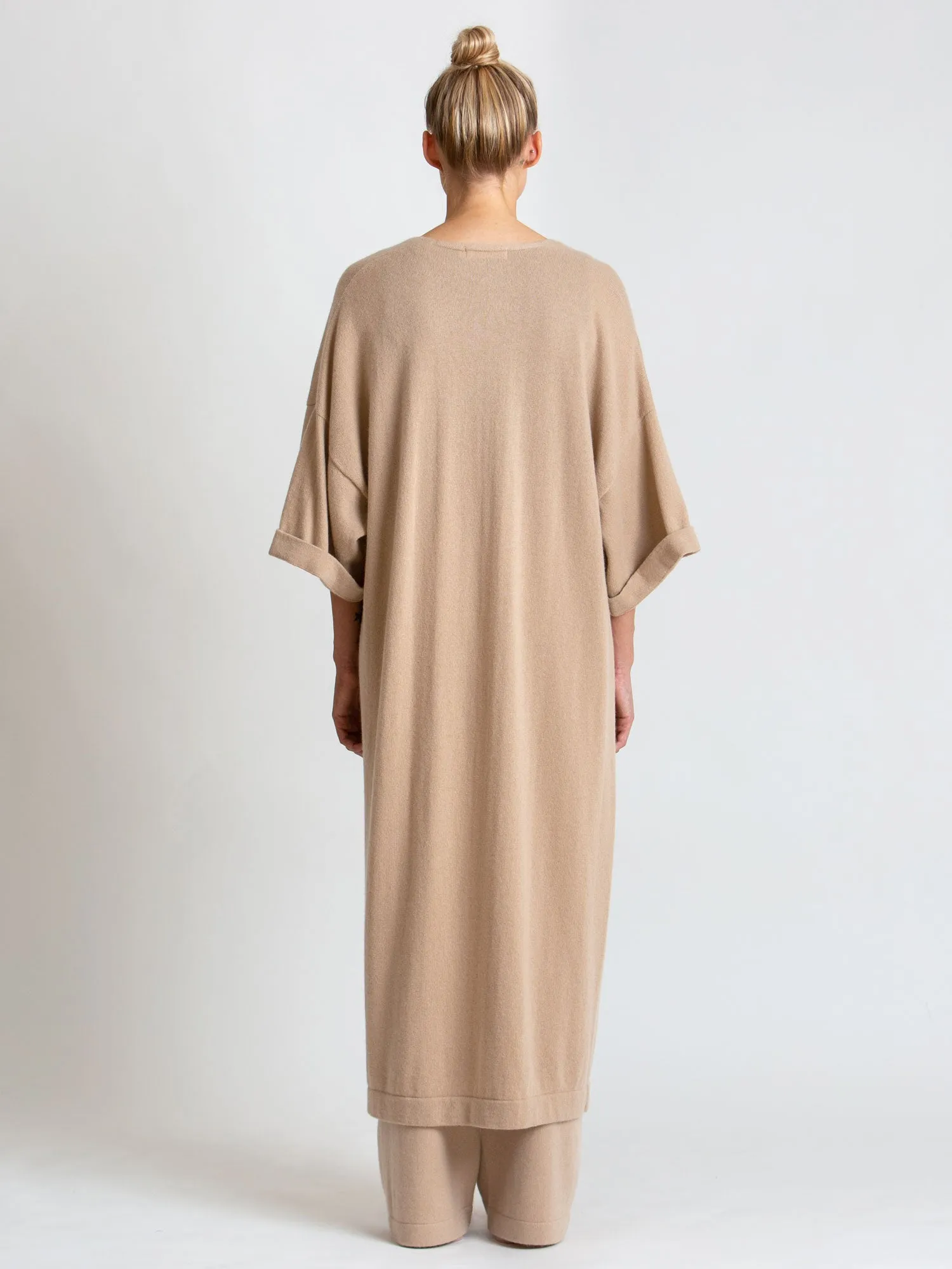 Cashmere cardigan "Kaftan" - sand