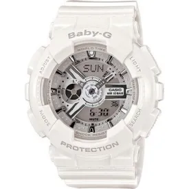 Casio BABY-G  White Digital Women's Watch - BA110-7A3