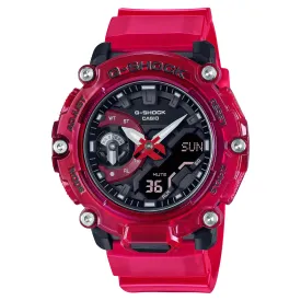 Casio G-SHOCK Red Resin Analogue-Digital Men's Watch - GA2200SKL-4A