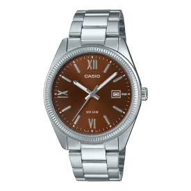 Casio - Gents Analogue Watch with Brown Face