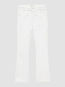 Clarie G White Tide Boot Cut Jeans