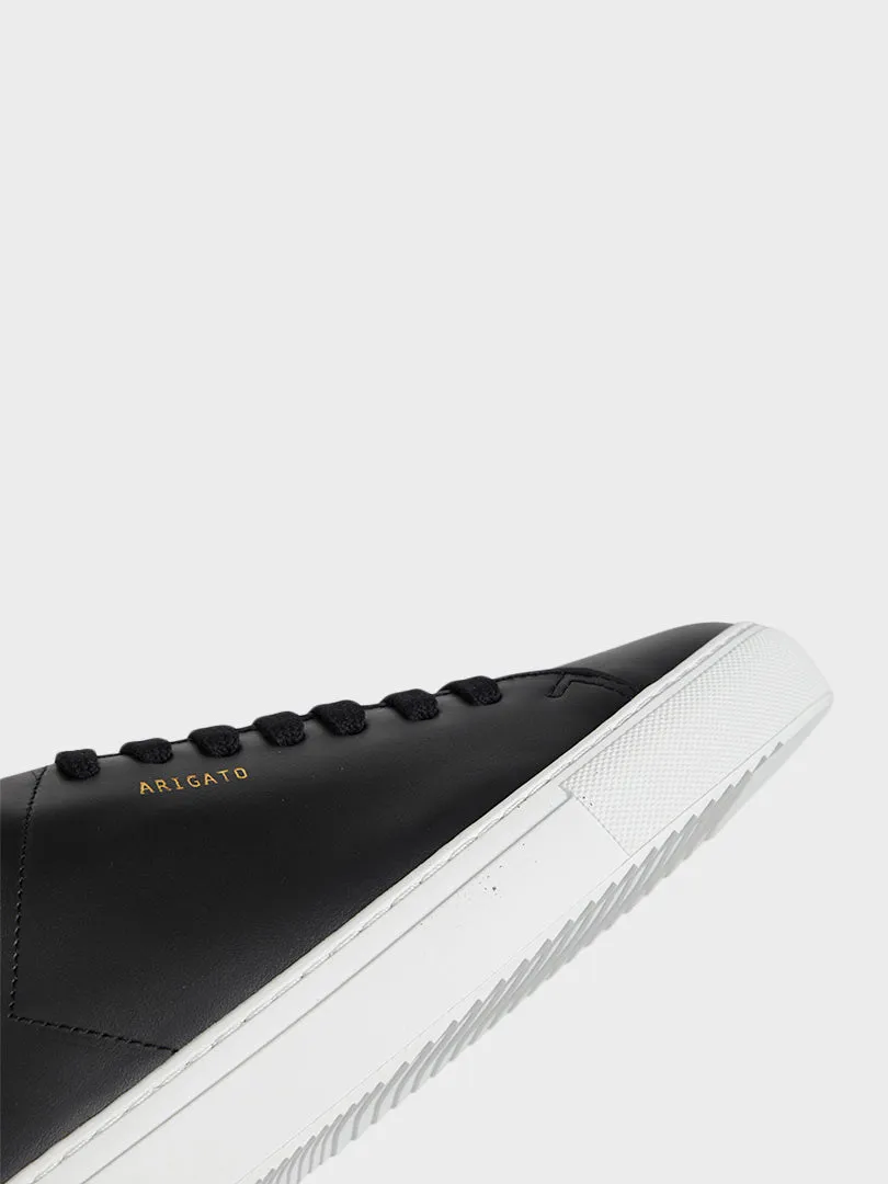 Clean 90 Leather Sneakers in Black and White