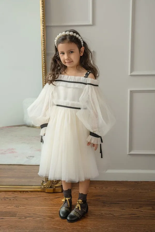 Coco-Ivory Tulle Dress