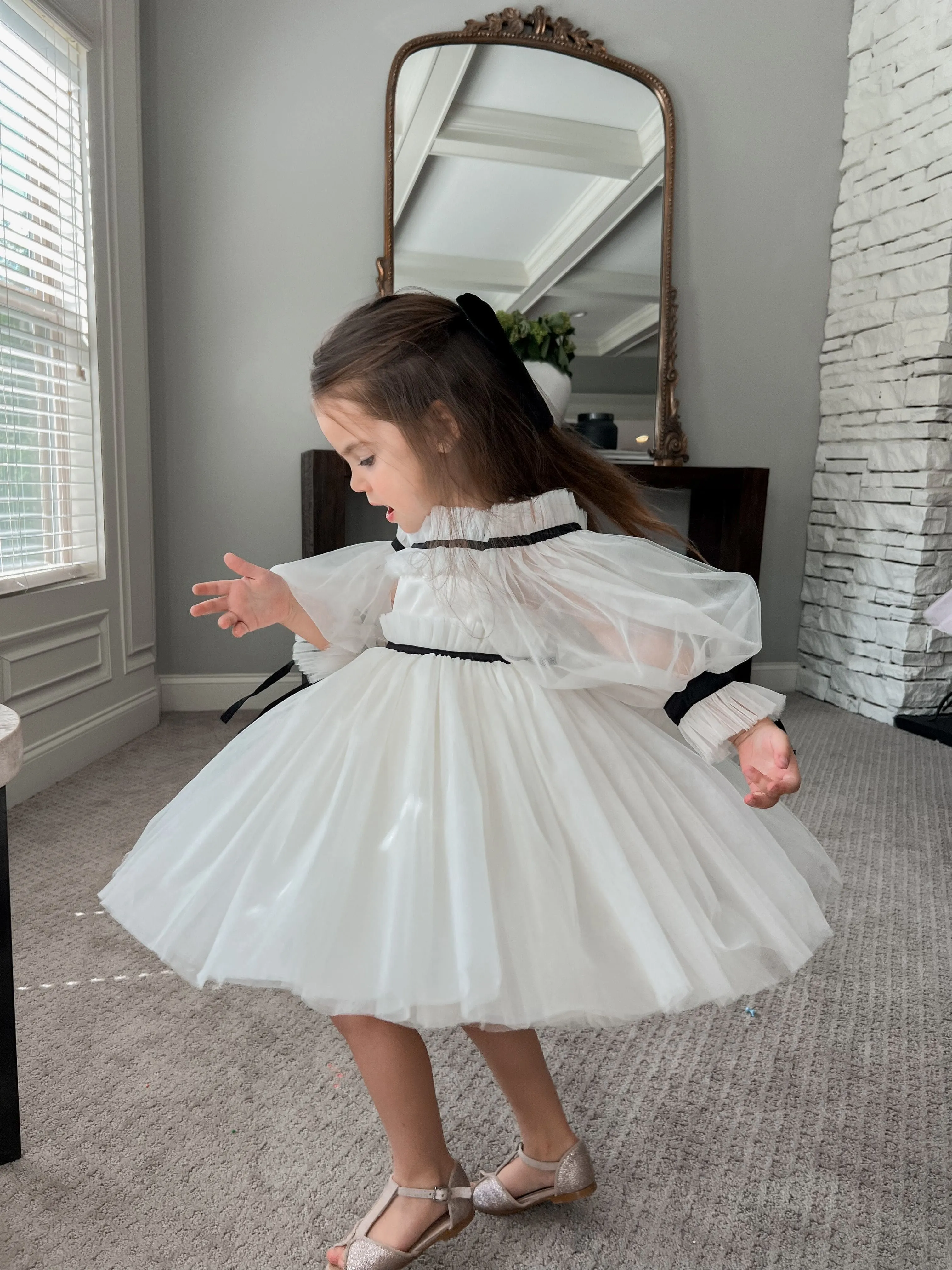 Coco-Ivory Tulle Dress