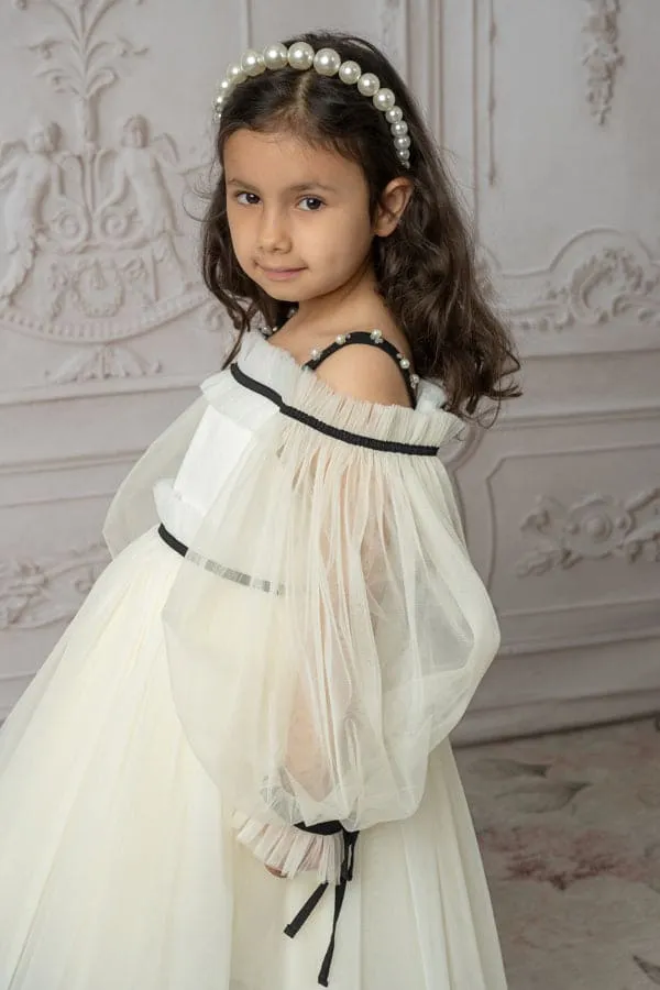 Coco-Ivory Tulle Dress