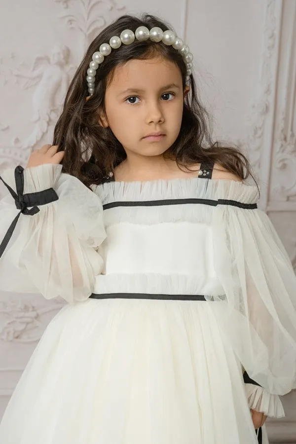 Coco-Ivory Tulle Dress