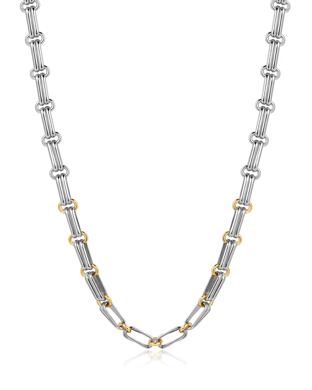 Dalia Two-Tone Chain Necklace