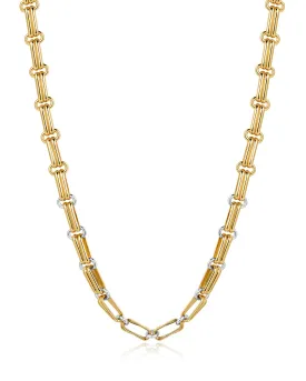 Dalia Two-Tone Chain Necklace