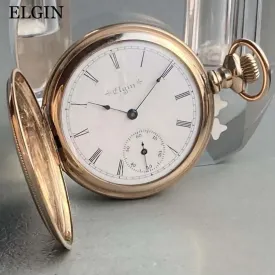 Elgin Pocket Watch Antique 1900s Manual 39mm Vintage