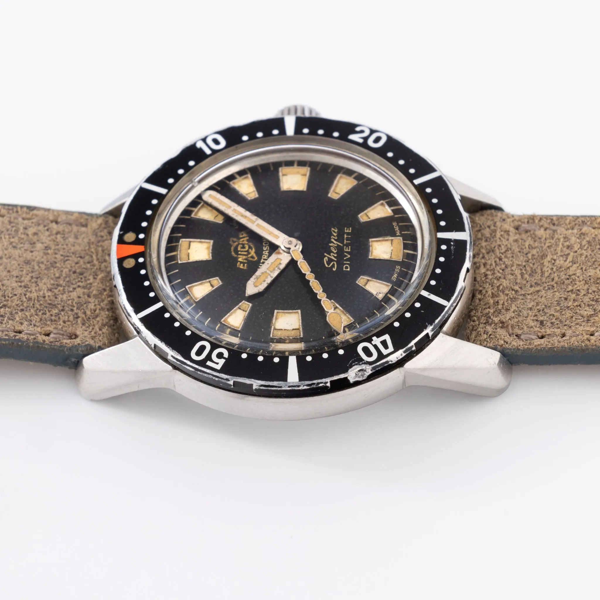 Enicar Sherpa divette Dive watch ref 100/216