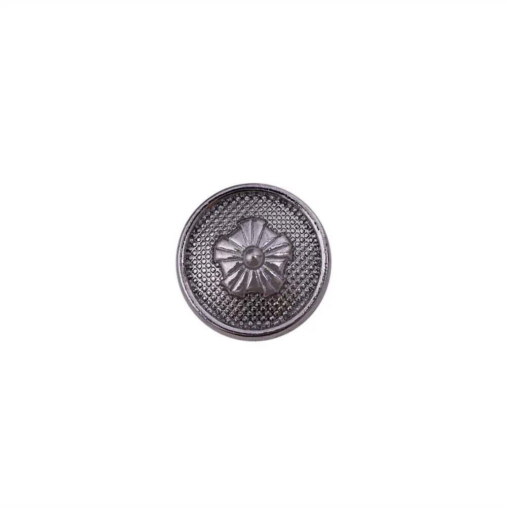 Flower Design Antique Metal Buttons for Men/Women Clothing