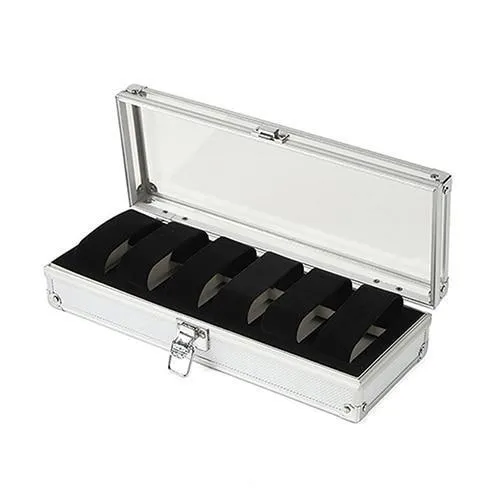 Gennaro Aluminium Watch Organizer & Safety Box 6-12 Slots