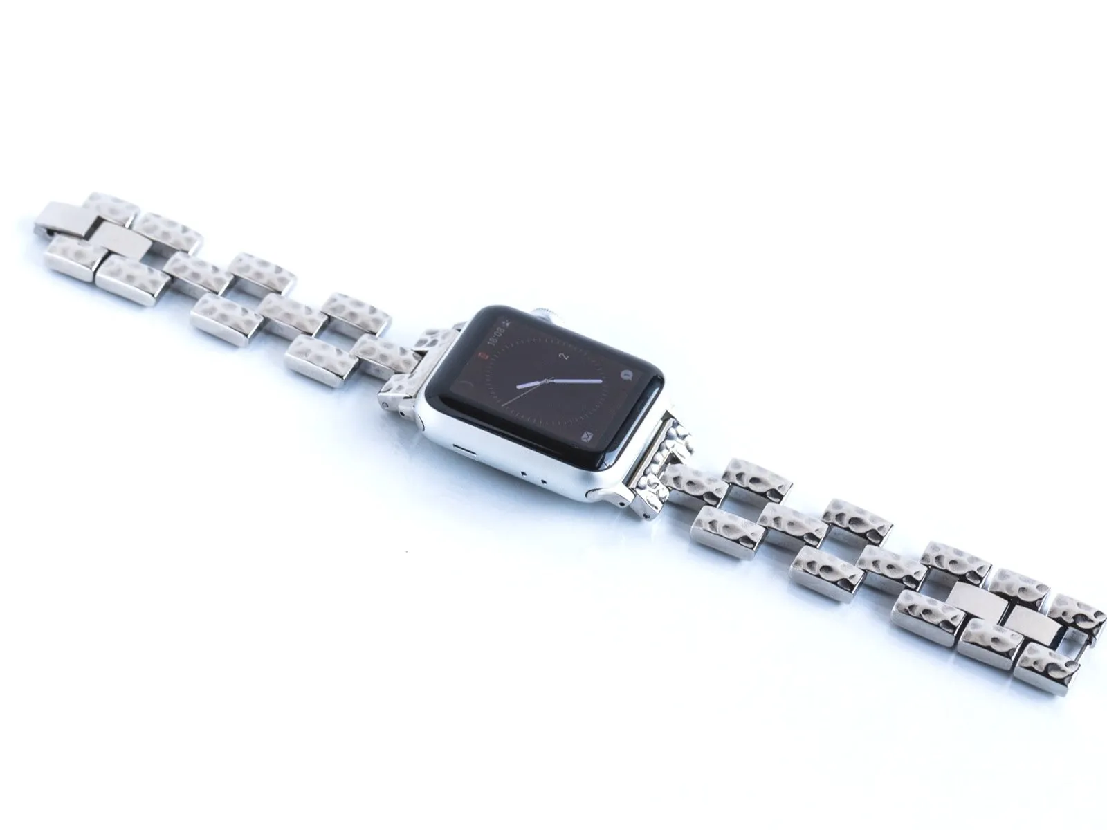 Goldenerre Hammered Link Bracelet Apple Watch Band