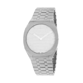 GUCCI 25H 34mm Silver Quartz Watch