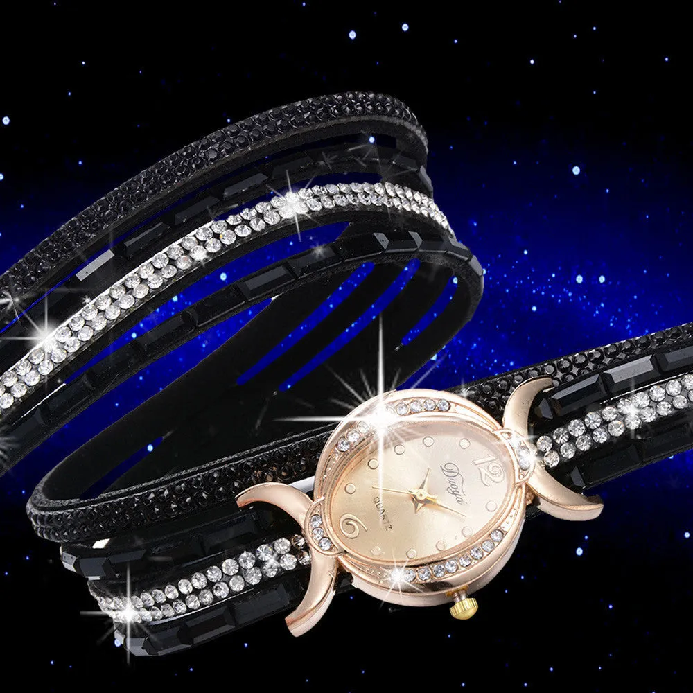 Ladies Bracelet Diamond Circle Watch