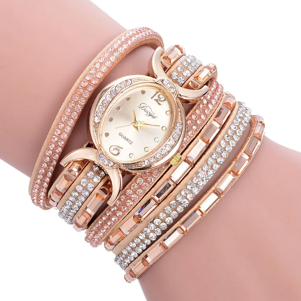 Ladies Bracelet Diamond Circle Watch