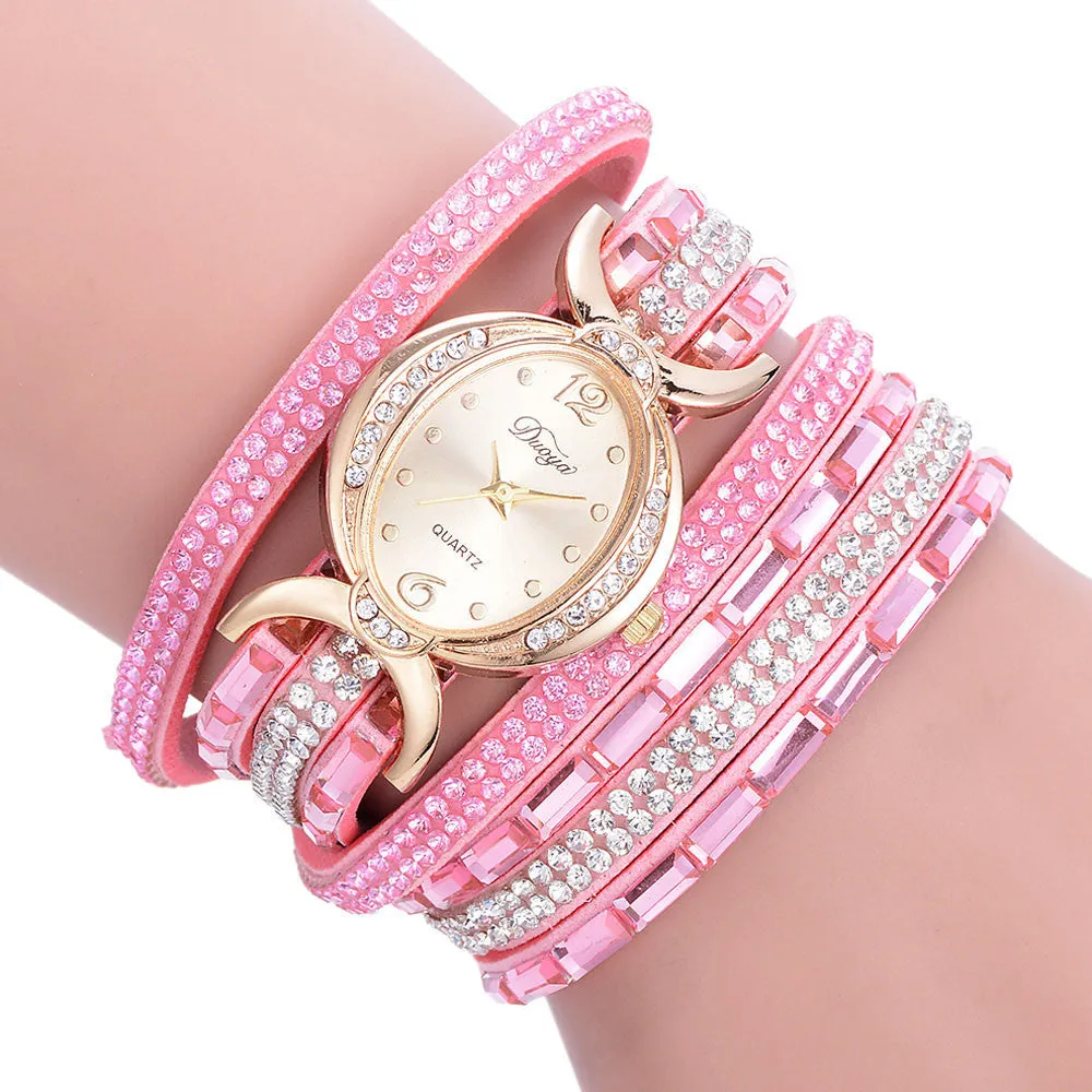 Ladies Bracelet Diamond Circle Watch