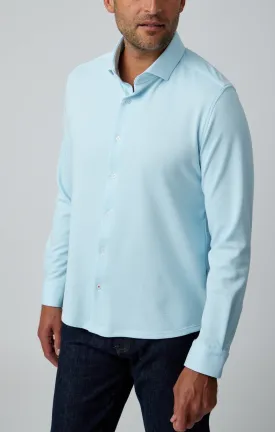 Light Blue Long Sleeve T-Series Shirt