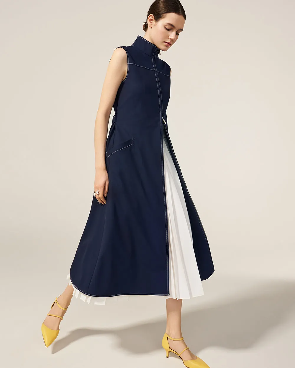 Navy Serena Dress