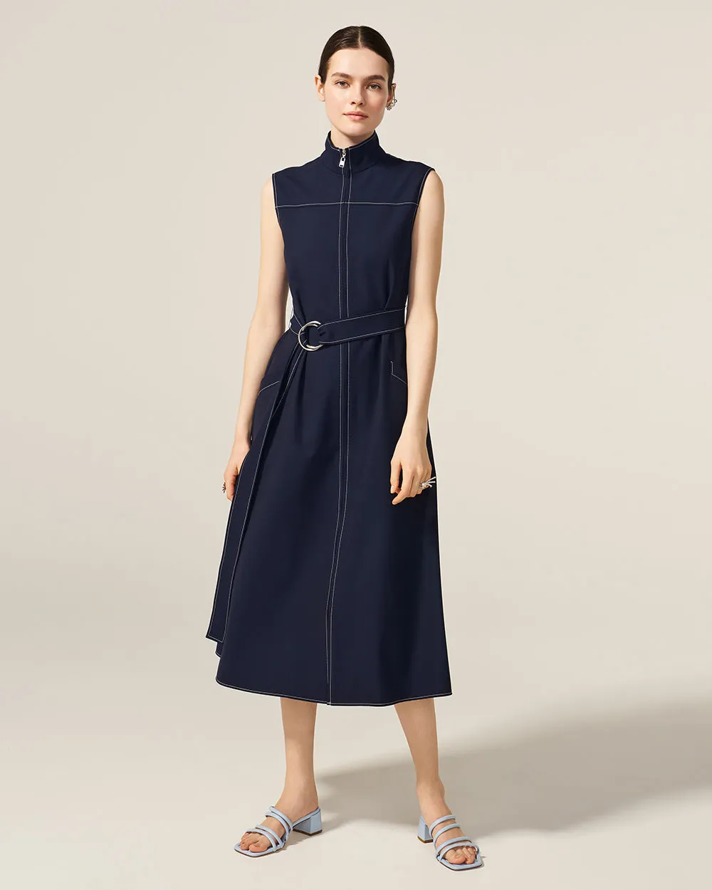 Navy Serena Dress