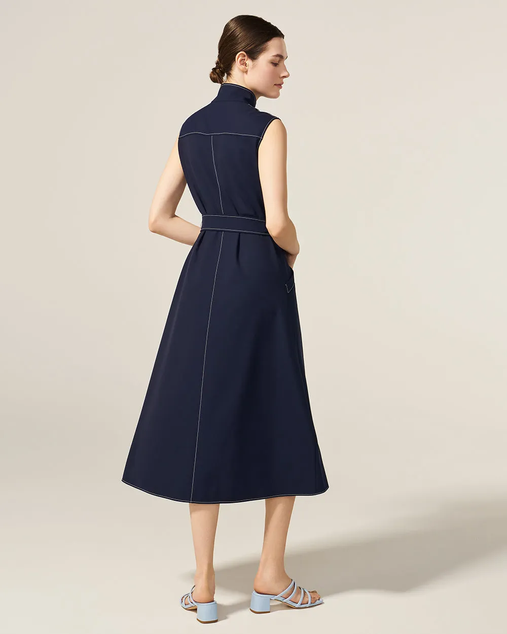 Navy Serena Dress