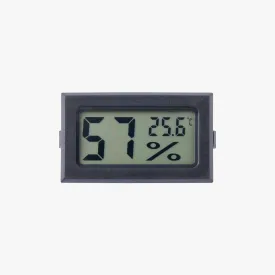 Rectangular Embedded Electronic Digital Thermometer Hygrometer