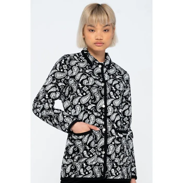 Santa Cruz Screaming Paisley Jacket - Black/white