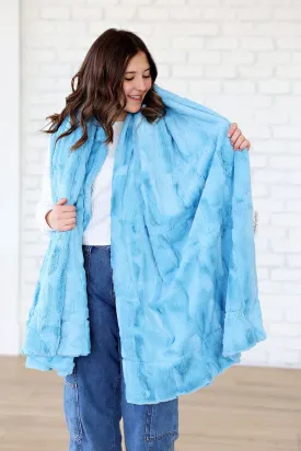 Sorbet Ocean Blue Blanket